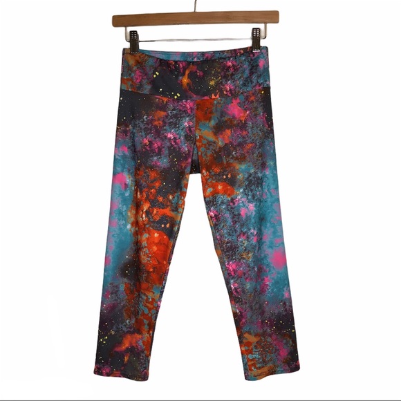 Onzie Galaxy Big Bang Capri Leggings S/M